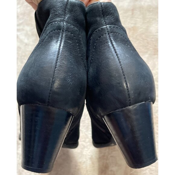 VIONIC Womens 7 Booties Windom Suede Orthaheel Ankle Boots Black - Picture 6 of 8